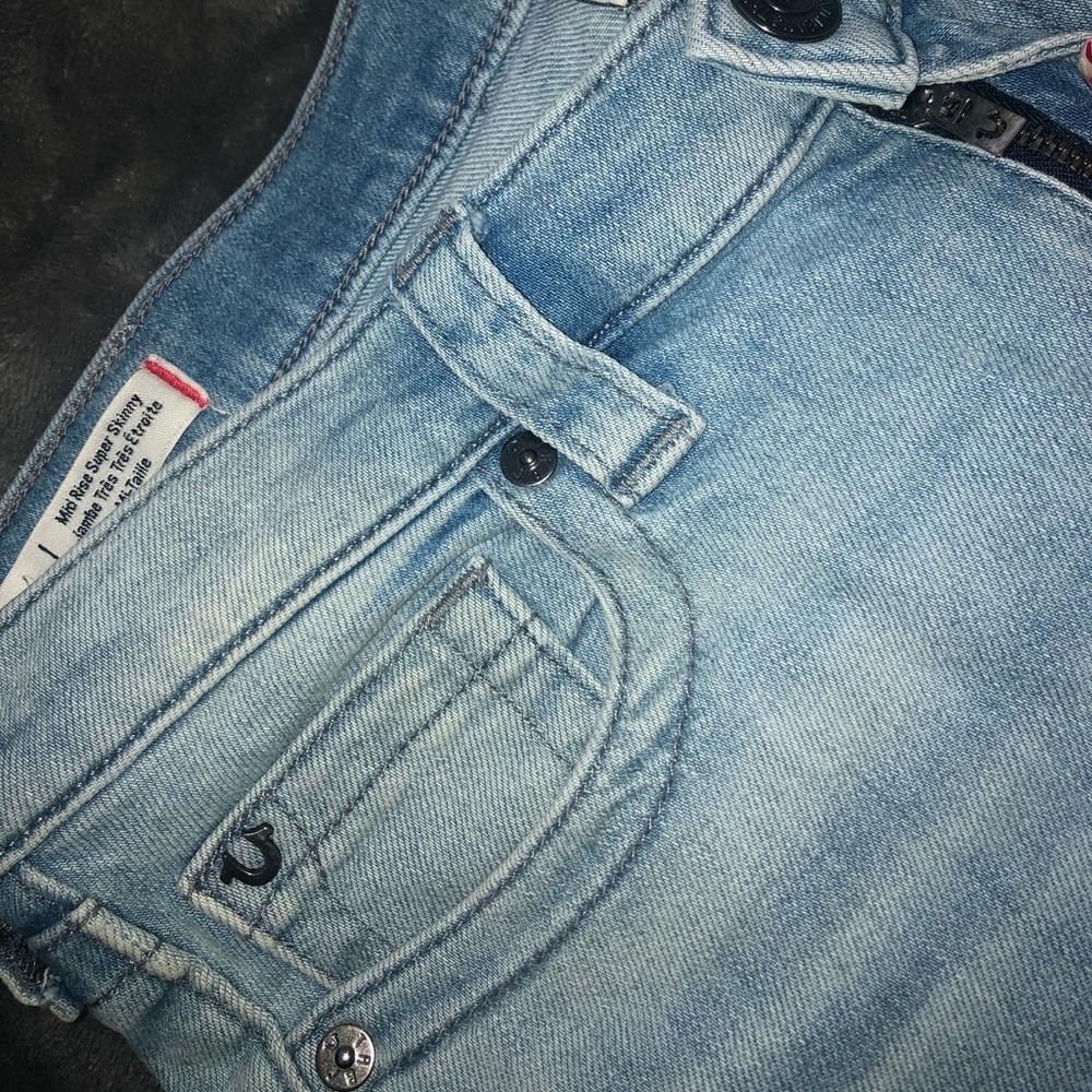 TRUE RELIGION Wmns Skinny Jeans [HALLE Mid-Rise Super Skinny]